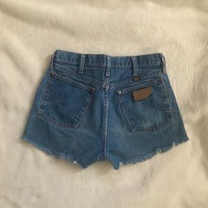 VINTAGE Wrangler Denim Shorts